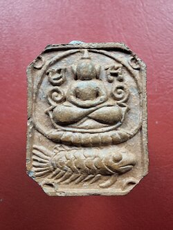 หลวงพ่อปาน วัดศาลพันท้ายนรสิงห์ ปี๒๕๕๓ ขี่ปลา อุดผงเก่าหลวงพ่อปาน(องค์ที่1)