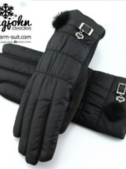 ถุงมือกันหนาว thinsulate+วูลทัชสกรีนได้ แต่งข้อมือ 2