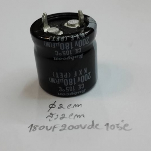 C 200VDC 105C คาปาซิเตอร์อิเลคโครไลท์CAPACITOR ELECTROLYTIC VDC