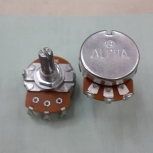 26*5 โวลุ่มยี้ห้อALPHAรุ่นRV24YN-24ASIแกนขนาดเส้นผ่านศูนย์กลางตัวถังอ้วน24มมแกนยาว15mmขนาดแกนอ้วน6,2มม