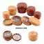 เครื่องบดสมุนไพร ที่บดสมุนไพร ลายไม้ ทรงกลอง