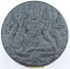 จตุคามรามเทพ รุ่นเงินไหลมาเทมา (เนื้อดินกากยายักษ์ สีดำ ขนาด 5 ซ.ม.)