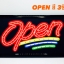 ป้ายไฟ LED open สี 3 ขีด