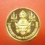 พระพิฆเนศหลังพ่อแก่ฤาษี วัดบางกุ้ง จ.สุพรรณบุรี รุ่นสมปรารถนา ปี๒๕๕๐ เนื้อกะไหล่ทอง ยิงเลเซอร์โค๊ตและหมายเลข(องค์ที่1)