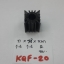 HEATSINKฮีทซิ้งรุ่นKQF20(ใส่TRกลมTO-39)รูในอ้วน8MMก1.5Xย2Xสูง2CM