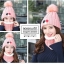 หมวกไหมพรม&ผ้าพันคอ 3in1 บุเฟอร์ด้านใน #3