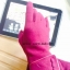 ถุงมือ หนังกลับ แต่งดีเทลที่ข้อมือดูสวยหรู งานนำเข้าเกรดพรีเมี่ยม