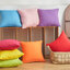 หมอนอิงสีพื้นเรียบ