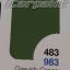 สีNKY เขียว Greyish Green