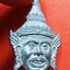 หลวงพ่อเปิ่น วัดบางพระ เศียรพ่อแก่ หลังสิงห์ รุ่นทำบุญผ้าป่าสามัคคี เนื้อตะกั่ว(องค์ที่1)