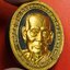 หลวงพ่อพัฒน์ ปุญญกาโม วัดห้วยด้วน พระผงหน้าใหญ่ พญาไก่พันล้าน วัดห้วยด้วน ปี๒๕๖๔ เลข๒๒๗๖ เนื้อดำปัดทอง(องค์ที่1)