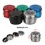 เครื่องบดสมุนไพร ที่บดสมุนไพร ทรงกลอง 43 mm และ 50 mm 4 ชั้น
