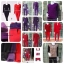 ลองจอนหญิงวูลพรีเมี่ยม แบบบุด้วยผ้าวูล (wool) ไว้ด้านใน พิเศษ สีม่วงและแดง