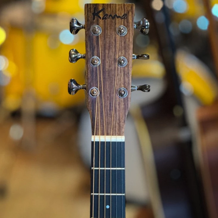 กีตาร์โปร่ง Kama รุ่น K4115C (ทรงเว้า) ขนาด 41 นิ้ว กีต้าร์โปร่ง ฟรี กระเป๋าNami ปิ๊ก4อัน ใบคอร์ด ประแจ