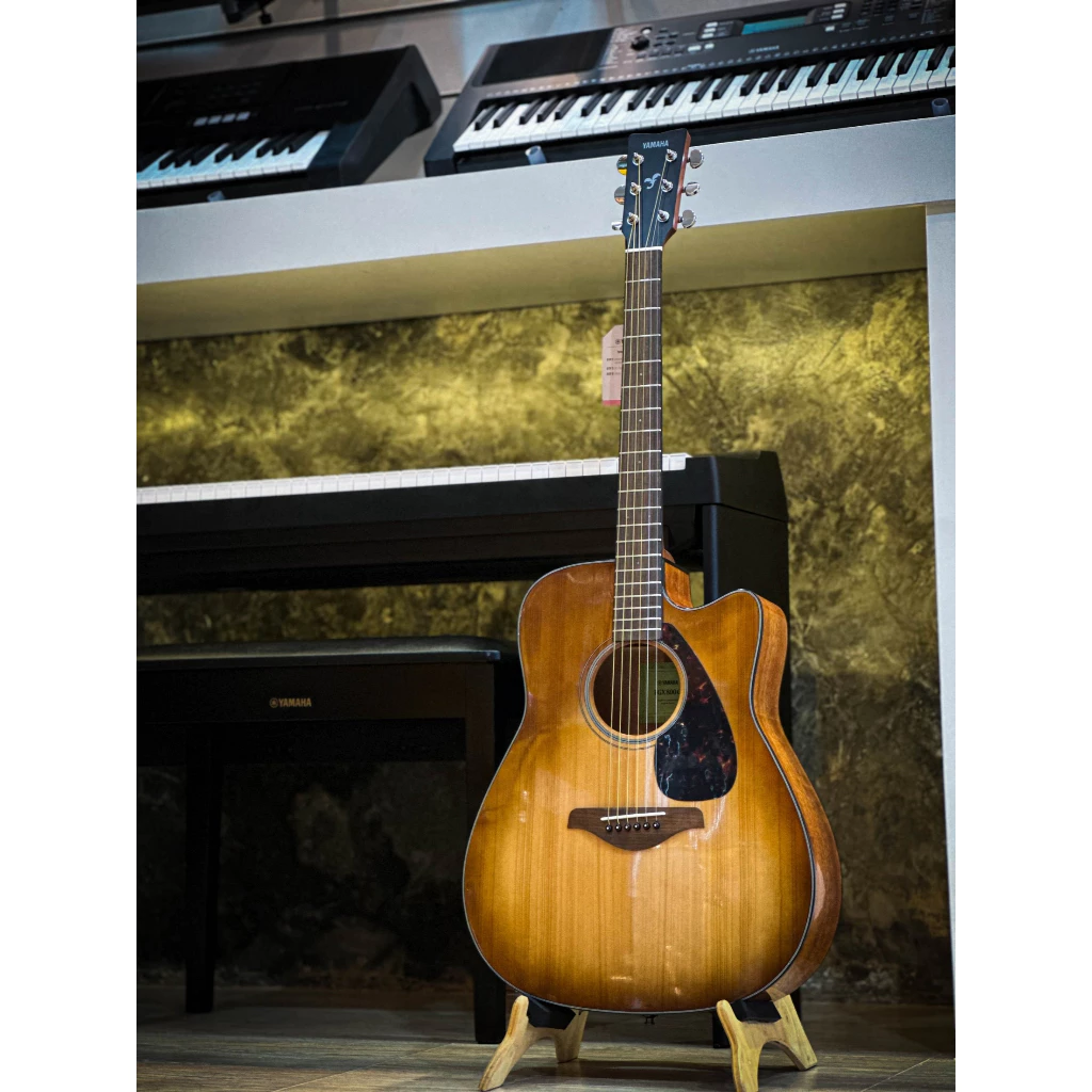 กีตาร์โปร่งไฟฟ้า Yamaha FGX800C หน้าไม้แท้ Top solid ภาคไฟฟ้าแท้ YAMAHA แถมฟรี ปิ๊ก 4อัน - รับประกันศูนย์ 1ปี จากยามาฮ่า