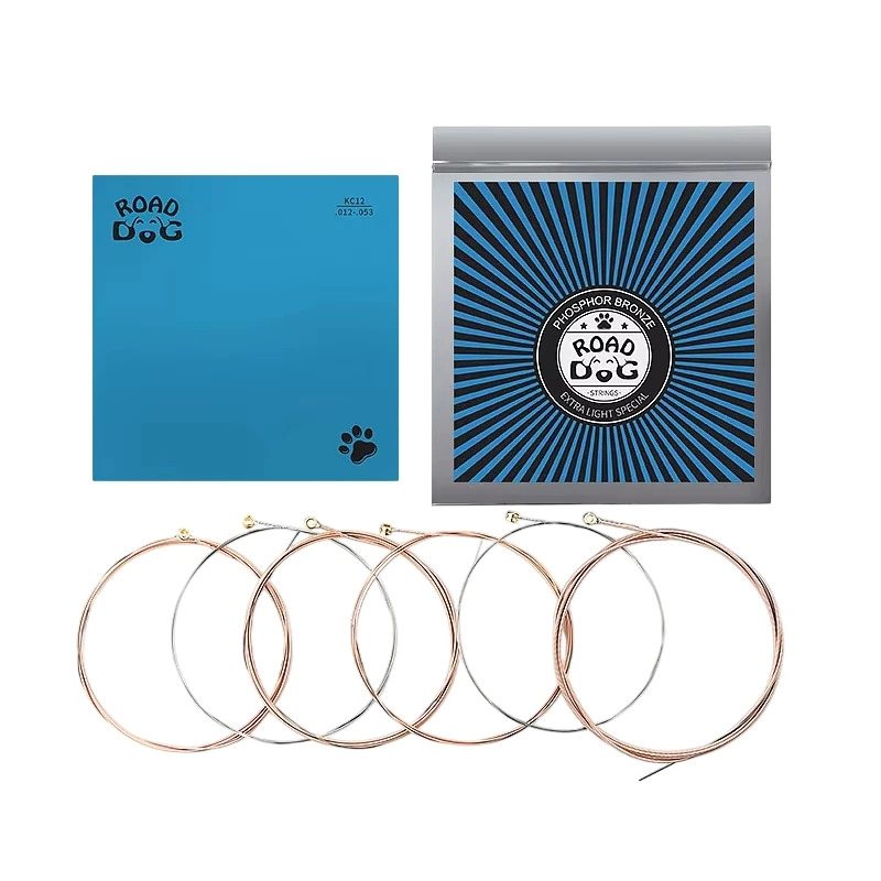 สายกีตาร์โปร่ง Road Dog รุ่น AC Series เบอร์ 10 -11 -12 PU Polymer coating Phosphor Bronze