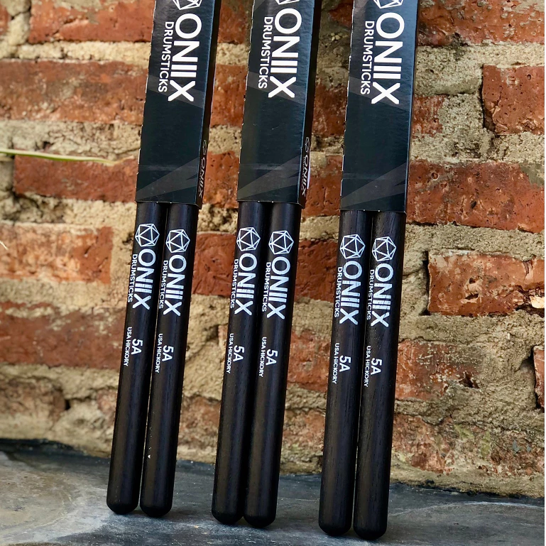 ไม้กลอง ONIIX By Zildjian ขนาด 5A ของแท้ * made USA. * ไม้ Hickory ตีกลอง DRUM STICK (1คู่)