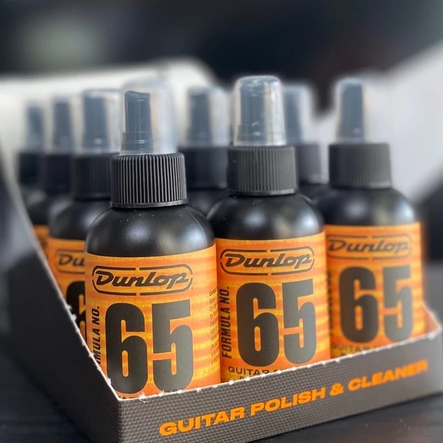 Dunlop น้ำยาทำความสะอาดบอดี้กีต้าร์ Formula 65 Polish and Cleaner ใช้งานง่าย น้ำยาเช็ดบอดี้กีต้าร์ - (1ขวด) - ของแท้