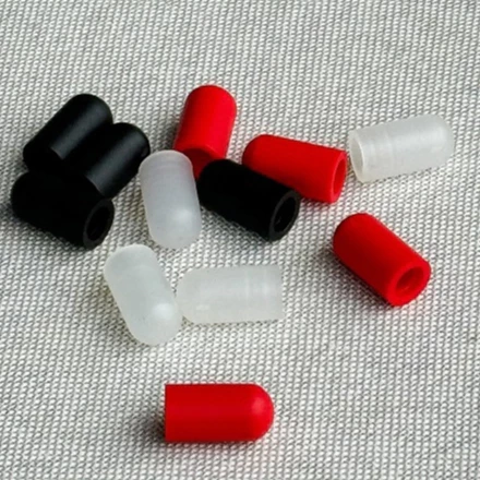 ซิลิโคน หัวไม้กลอง (ใช้ได้กับขนาด 5A / 7A ) ปลอกซิลิโคน สวมหัวไม้กลองป้องกันเสียง - ราคา/คู่
